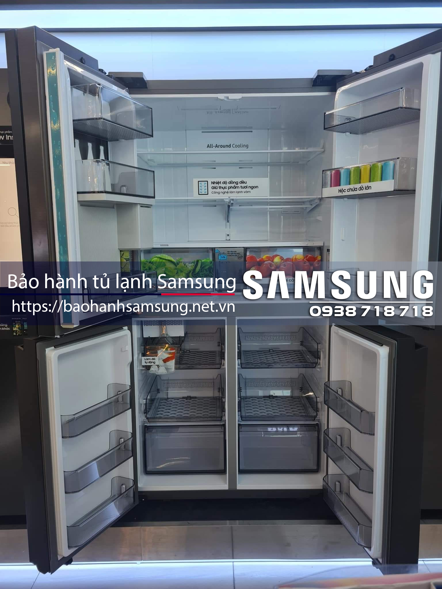 bảo hành tủ lạnh samsung