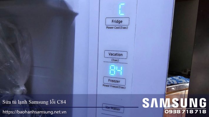 Tủ lạnh Samsung lỗi C84 (84C, hoặc lỗi 84E)
